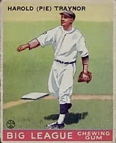 1933 Goudey (R319) #22 Harold 