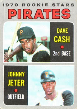 1970 Topps #141 Pirates 1970 Rookie Stars (Dave Cash / Johnny Jeter) Front