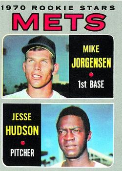 1970 Topps #348 Mets 1970 Rookie Stars (Mike Jorgensen / Jesse Hudson) Front