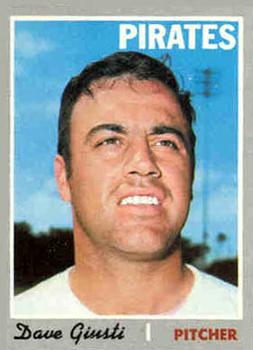 1970 Topps #372 Dave Giusti Front