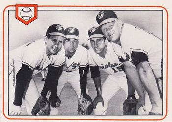 1983 Franchise Brooks Robinson #26 Belanger joins infield (Brooks Robinson / Mark Belanger / Dave Johnson / Boog Powell) Front