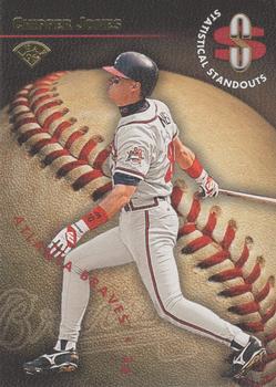 1996 Leaf - Statistical Standouts #8 Chipper Jones Front