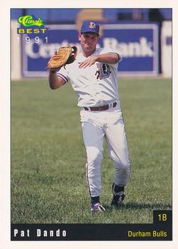 1991 Classic Best Durham Bulls #18 Pat Dando Front