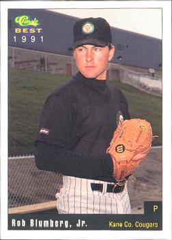 1991 Classic Best Kane County Cougars #4 Rob Blumberg  Front