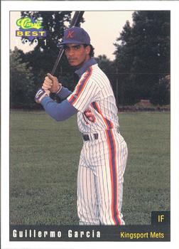 1991 Classic Best Kingsport Mets #14 Guillermo Garcia Front