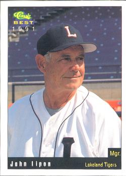 1991 Classic Best Lakeland Tigers #29 John Lipon Front