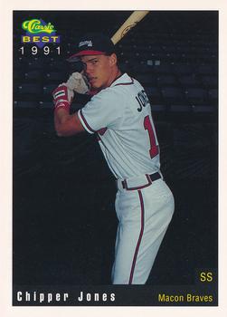 1991 Classic Best Macon Braves #19 Chipper Jones Front