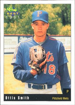 1991 Classic Best Pittsfield Mets #15 Ottis Smith Front