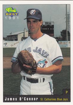 1991 Classic Best St. Catharines Blue Jays #14 James O'Connor Front