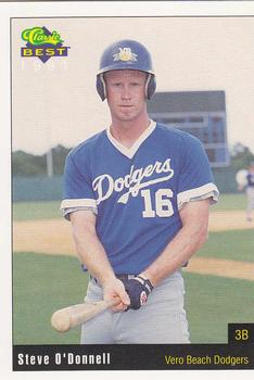 1991 Classic Best Vero Beach Dodgers #23 Steve O'Donnell Front
