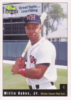 1991 Classic Best Winter Haven Red Sox #13 Willie Dukes Jr. Front
