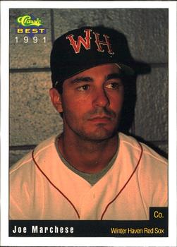 1991 Classic Best Winter Haven Red Sox #26 Joe Marchese Front