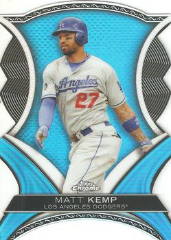 2012 Topps Chrome - Dynamic Die Cuts #DD-MK Matt Kemp Front