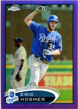 2012 Topps Chrome - Purple Refractors #61 Eric Hosmer Front