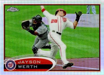 2012 Topps Chrome - Refractors #78 Jayson Werth Front