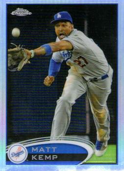 2012 Topps Chrome - Refractors #120 Matt Kemp Front