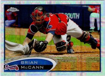 2012 Topps Chrome - X-Fractors #9 Brian McCann Front