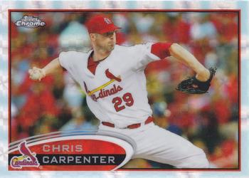2012 Topps Chrome - X-Fractors #17 Chris Carpenter Front
