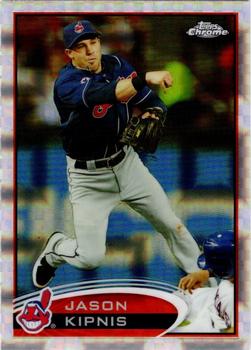 2012 Topps Chrome - X-Fractors #208 Jason Kipnis Front