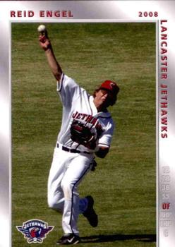 2008 Grandstand Lancaster JetHawks #8 Reid Engel Front