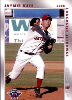 2008 Grandstand Lancaster JetHawks #25 Jaymie Russ Front