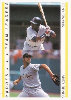 1995 Red Foley #NNO Tony Gwynn / Andy Benes Front