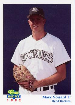 1992 Classic Best Bend Rockies #3 Mark Voisard Front