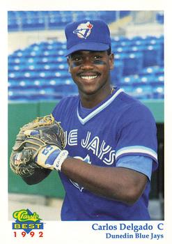 1992 Classic Best Dunedin Blue Jays #20 Carlos Delgado Front