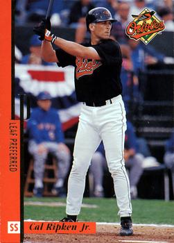 1996 Leaf Preferred #22 Cal Ripken Jr. Front