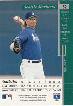 1996 Leaf Preferred #52 Randy Johnson Back