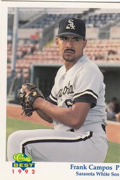 1992 Classic Best Sarasota White Sox #18 Frank Campos Front