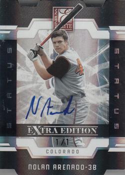 2009 Donruss Elite Extra Edition - Signature Status Black #6 Nolan Arenado Front