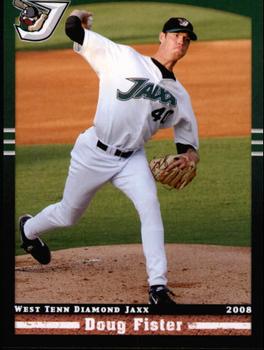 2008 Grandstand West Tenn Diamond Jaxx #6 Doug Fister Front