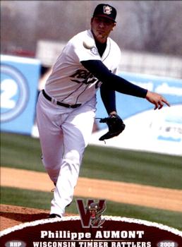 2008 Grandstand Wisconsin Timber Rattlers #NNO Phillippe Aumont Front