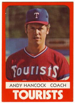 1980 TCMA Asheville Tourists #5 Andy Hancock Front