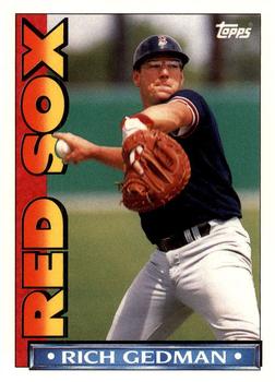 1990 Topps TV Boston Red Sox #18 Rich Gedman Front