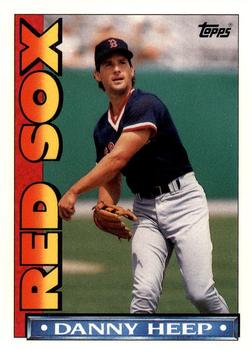 1990 Topps TV Boston Red Sox #24 Danny Heep Front