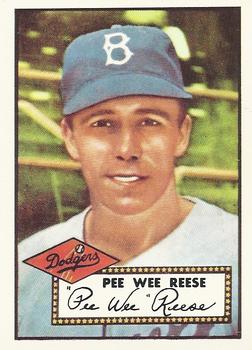 1983 Topps 1952 Reprint Series #333 Pee Wee Reese Front