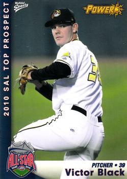 2010 MultiAd South Atlantic League Top Prospects #5 Victor Black Front