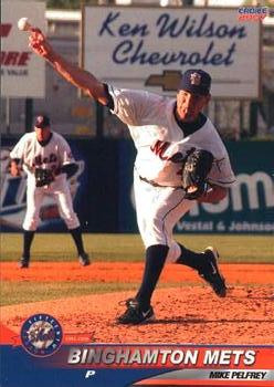 2006 Choice Binghamton Mets #17 Mike Pelfrey Front