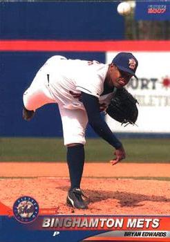 2006 Choice Binghamton Mets #7 Bryan Edwards Front