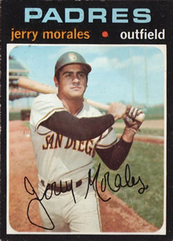 1971 Topps #696 Jerry Morales Front