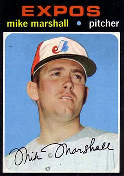 1971 Topps #713 Mike Marshall Front