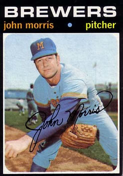 1971 Topps #721 John Morris Front