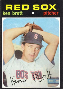 1971 Topps #89 Ken Brett Front