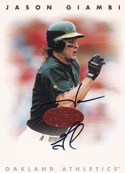 1996 Leaf Signature Series - Autographs Bronze #NNO Jason Giambi Front