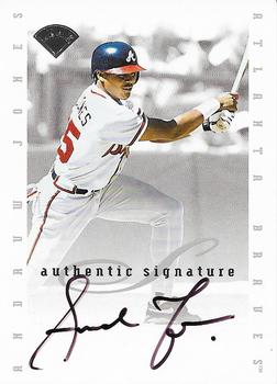 1996 Leaf Signature Series - Extended Series Autographs #NNO Andruw Jones Front