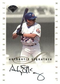 1996 Leaf Signature Series - Extended Series Autographs #NNO Andy Stankiewicz Front