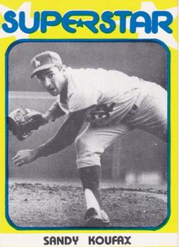 1980 TCMA Superstars #14 Sandy Koufax Front