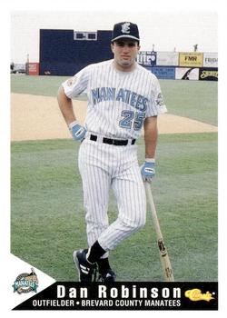 1994 Classic Best Brevard County Manatees #14 Dan Robinson Front